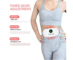 Heating Pad Massager Abdominal Massager Menstrual Heating Pad Fast Heating Belly Wrap Belt With 3 Heat Levels And 2 Vibration Modes,White