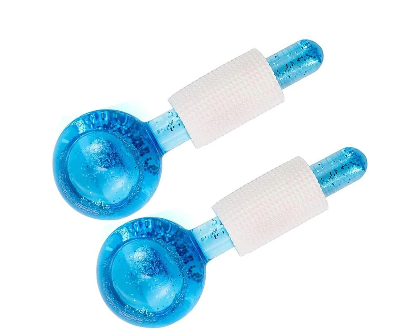 2PCS Ice Therapy Ball Facial Roller for Massage Face Roller Balls