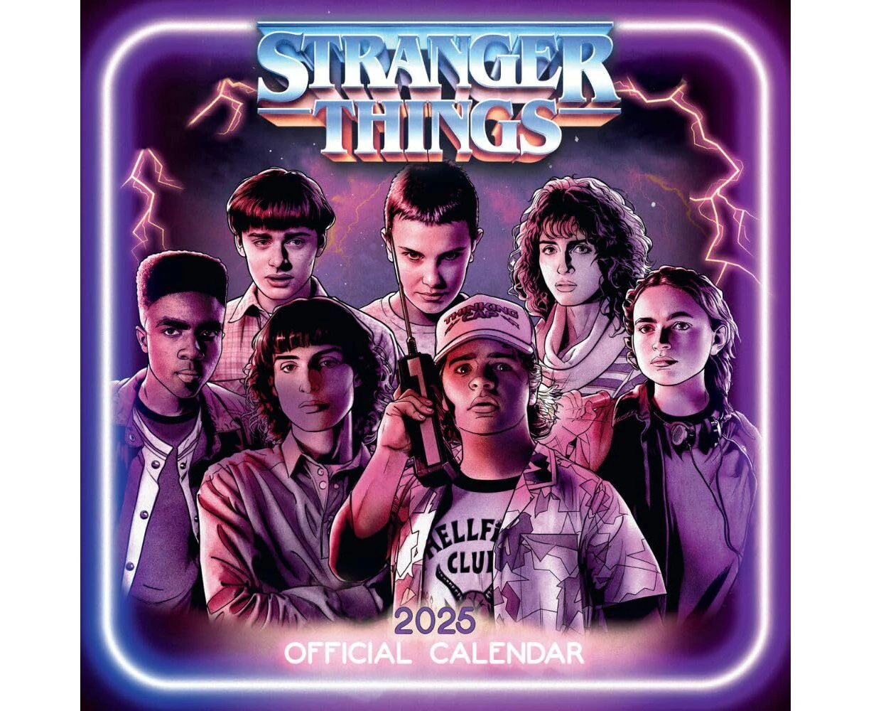 Stranger Things Square Calendar 2025