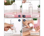 24 Pcs Foam Pump Bottle Dispenser Refillable 2oz/60ml for Hand Soap Shampoo Lash Cleanser Packaging Liquid Cleaning