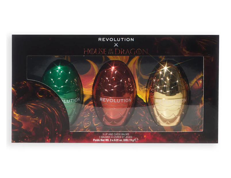 Revolution Beauty x House of Dragon Egg Lip & Cheek Balm Set