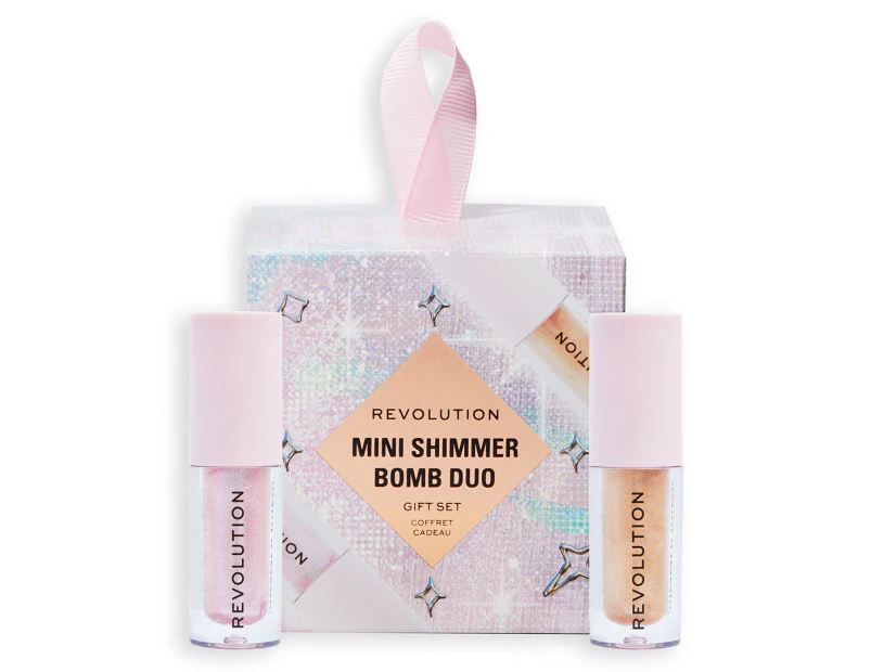 Revolution Beauty Mini Shimmer Bomb Lip Duo Gift Set