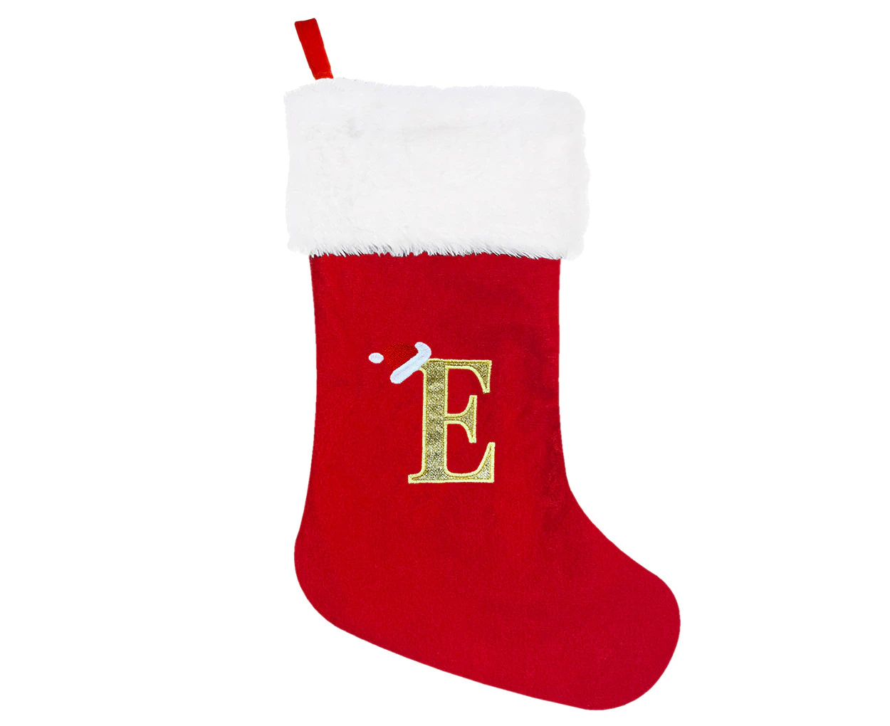 Christmas Stocking With Personalised Alphabet Letter Xmas Home Decor E