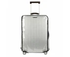 Full Transparent Luggage Protector Cover Waterproof PVC Trolley Suitcase Cover -Style 1-M