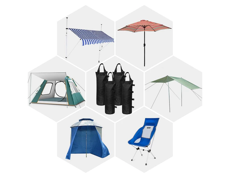 4pcs Sand Weight Bags Leg Weights for Pop up Canopy Tent Sun Shades Umbrella Weighted Feet Bag