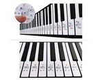 Piano Sticker Transparent Piano Keyboard Sticker 49 61 Key Electronic Keyboard