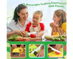 14PACK Safe Knife Kid Kitchen Set for Real Cooking, Montessori Kitchen Tool Toy for Girl Boy