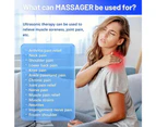 8 Mode Rechargeable Neck Massager With Remote Control Ems Low Frequency Pulse For Muscle Relaxation And Pain Relief