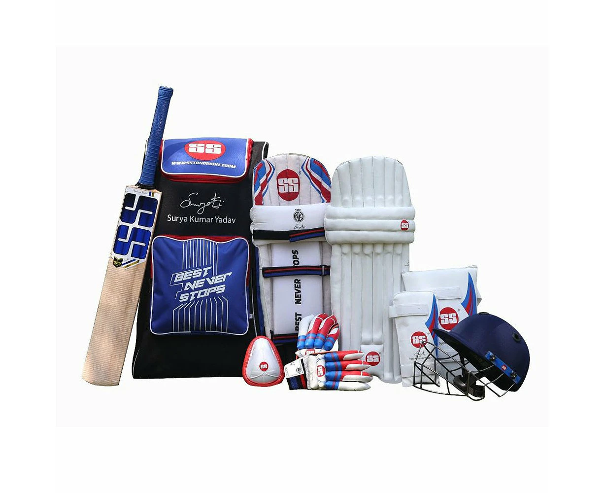 SS SKY FULL CRICKET KIT BOYS - SIZE 4