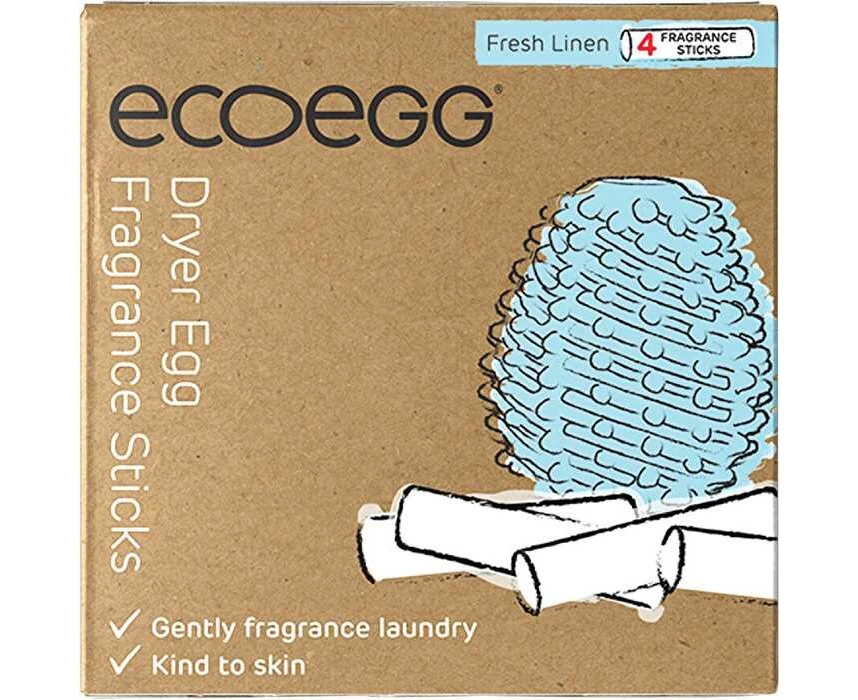 Ecoegg Dryer Egg Fragrance Sticks Fresh Linen 4pk