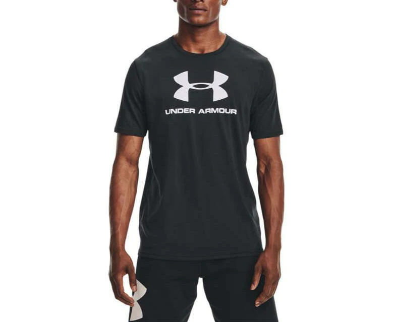 Under Armour Mens Sportstyle Logo Tee - Black