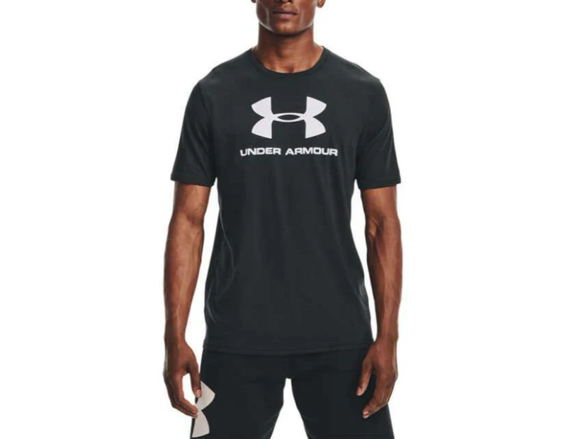 Under Armour Mens Sportstyle Logo Tee - Black