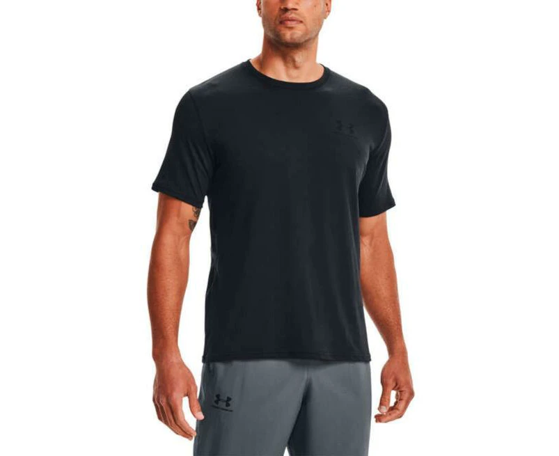 Under Armour Mens Sportstyle Ultra Soft Left Chest Tee - Black