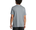 Under Armour Mens Sportstyle Logo Tee - Grey/White