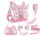 3-in-1 Toddler Harness + Wrist Anti-Lost Strap, Child Leash