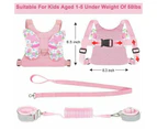 3-in-1 Toddler Harness + Wrist Anti-Lost Strap, Child Leash