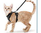 Escape-Proof Cat Harness with Leash and Reflective Stripes