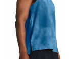 Under Armour Mens UA Launch Elite Printed Tank - Blue