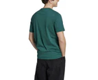 Adidas Mens Essentials Small Logo Tee - Green