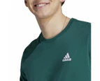 Adidas Mens Essentials Small Logo Tee - Green