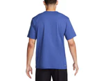 Nike Mens Hyverse Track Club Dri FIT Running Tee - Blue