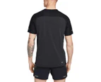 Nike Mens Dri FIT Trail Solar Chase Running Tee - Black