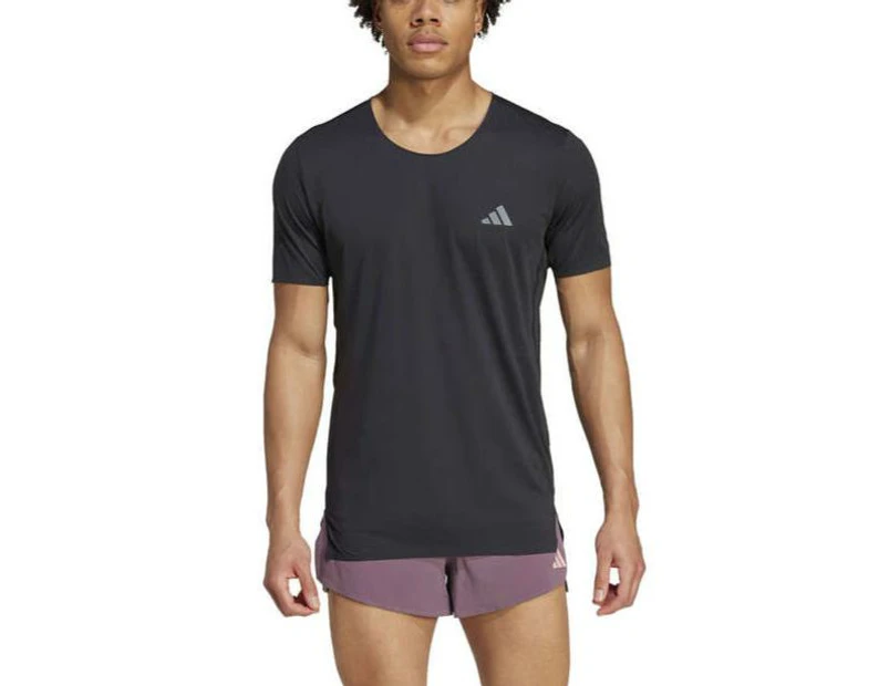 Adidas Mens ADIZERO Running Tee - Black