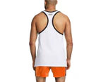 Under Armour Project Rock Mens Get to Work Training Tank - White