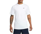 Nike Mens Dri FIT UV Hyverse Fitness Tee - White