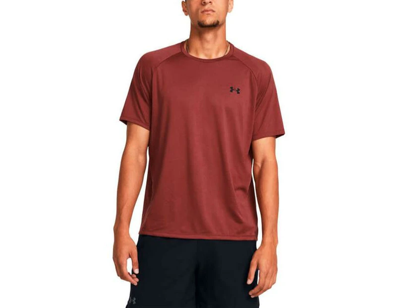 Under Armour Mens Tech 2.0 Training Tee - Rust/Red