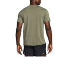 Nike Mens Miler Dri FIT Running Tee - Khaki