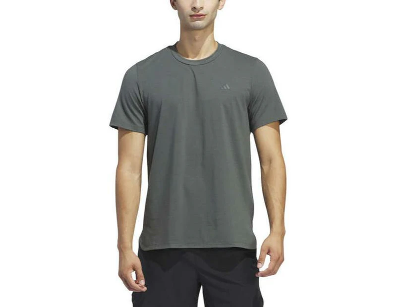 Adidas Mens Axis 3.0 Tech Tee - Dark Grey