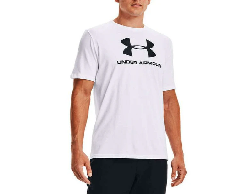 Under Armour Mens Sportstyle Logo Tee - White