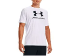 Under Armour Mens Sportstyle Logo Tee - White