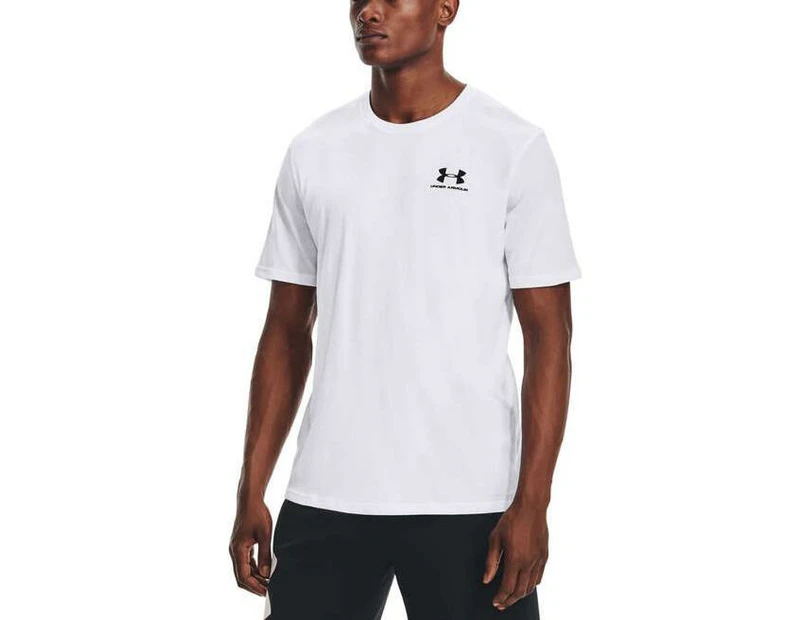 Under Armour Mens Sportstyle Ultra Soft Left Chest Tee - White