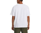 Under Armour Mens UA Arch Oversized Heavyweight Tee - White