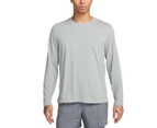 Nike Mens Dri FIT Miler UV Running Long Sleeve Tee - Grey