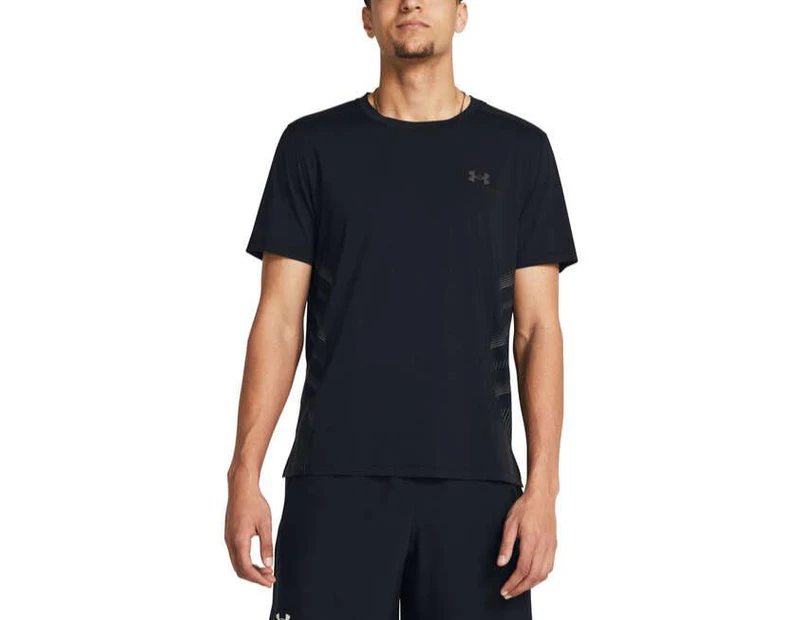 Under Armour Mens UA Launch Elite Graphic Tee - Black/Grey