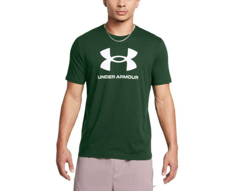 Under Armour Mens Sportstyle Logo Tee - Forest