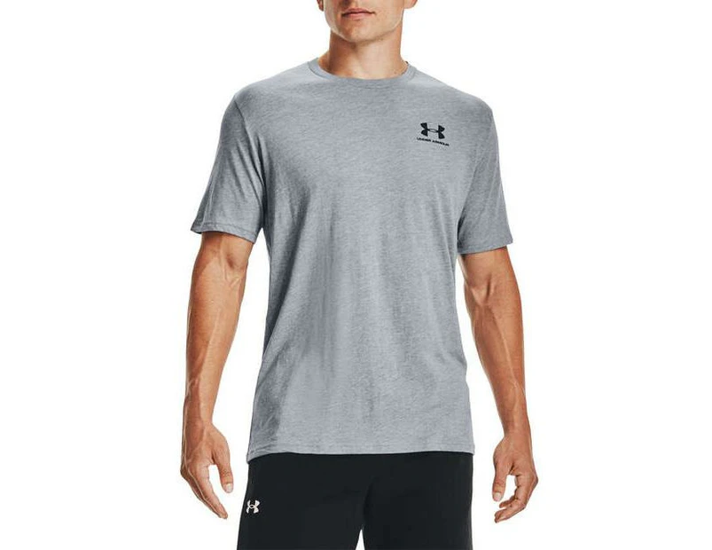 Under Armour Mens Sportstyle Left Chest Tee - Grey