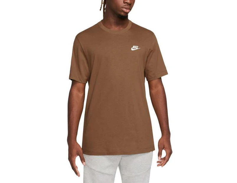 Nike Mens Sportswear Club Tee - Khaki