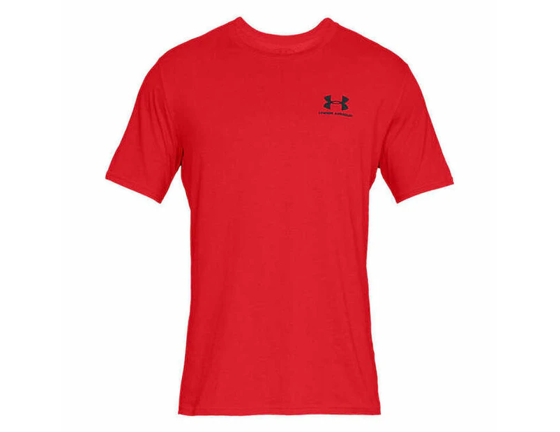 Under Armour Mens Sportstyle Left Chest Tee - Red