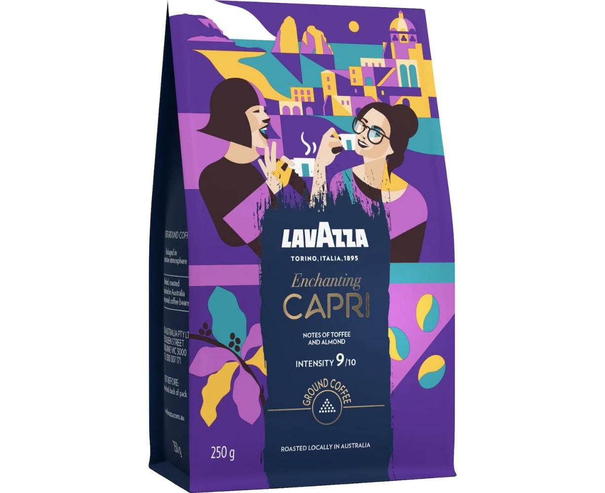 Lavazza Tales Of Italy Enchanting Capri Ground Coffee 250g