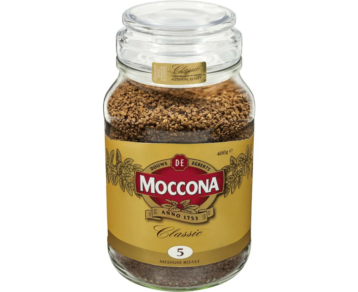 Moccona Freeze Dried Instant Coffee Classic Medium Roast 400g