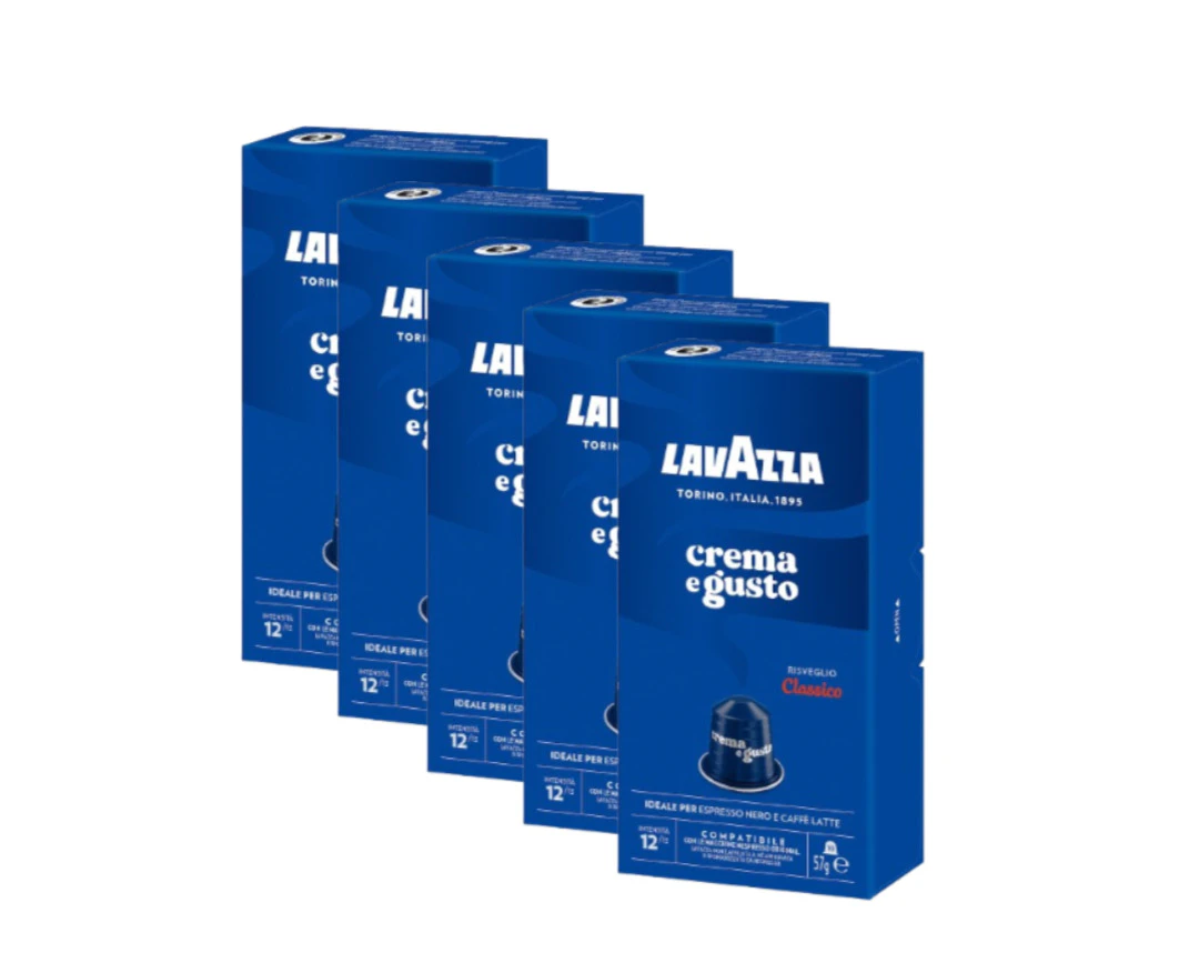 Lavazza Crema E Gusto Nespresso Compatible Coffee Pods 50 Pack