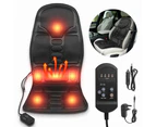 7motors Full Body Back Seat Massager Cushion 8 Modes Chair Massage Pad Home Car