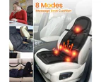 7motors Full Body Back Seat Massager Cushion 8 Modes Chair Massage Pad Home Car