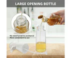 Oil Sprayer for Cooking, Olive Oil Sprayer Mister, 200ml Glass Olive Oil Spray Bottle - white