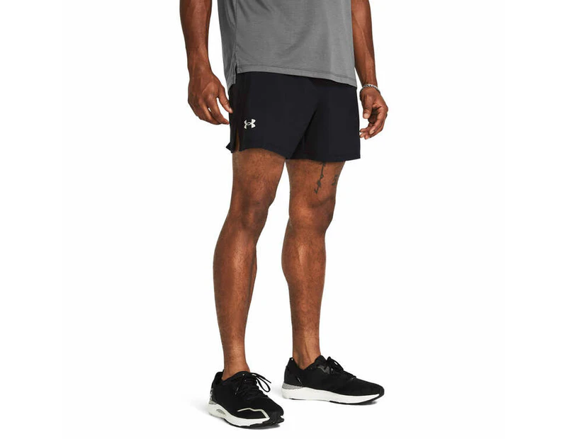 Under Armour Mens UA Launch 5 inch Running Shorts - Black