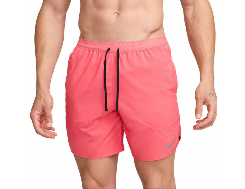 Nike Mens Dri FIT Stride 7 inch Running Shorts - Pink/Black